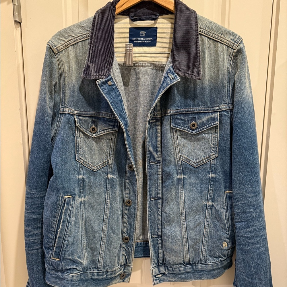 Scotch & Soda Blue Lightweight Denim Jacket